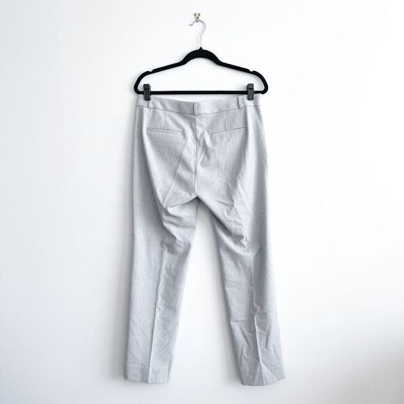 Banana Republic Ryan Womens Classic Ankle Trouser Pants Woven Light Grey Size 8 - Picture 3 of 12